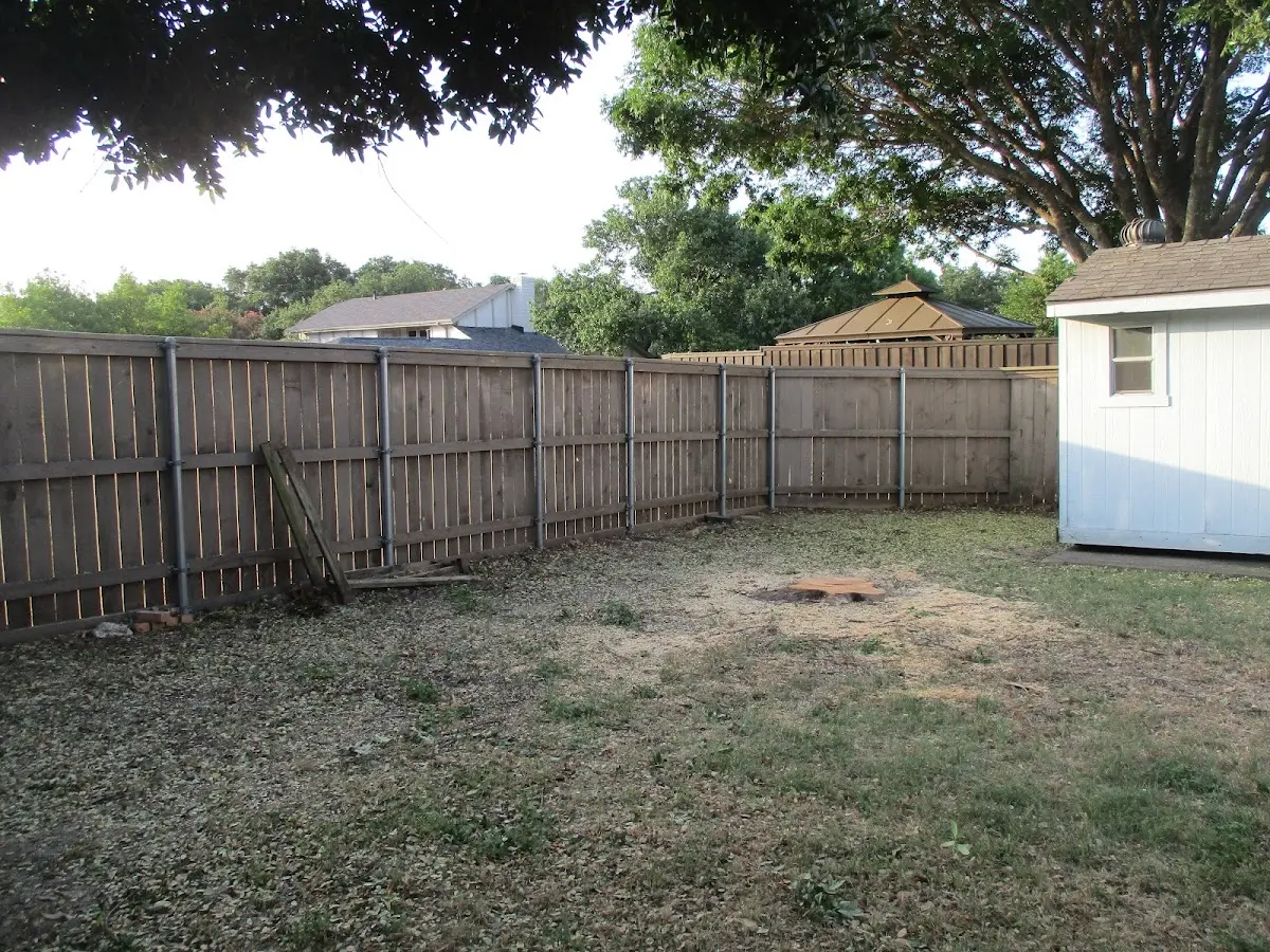 Cleared yard after professional tree removal in Seven Valleys
